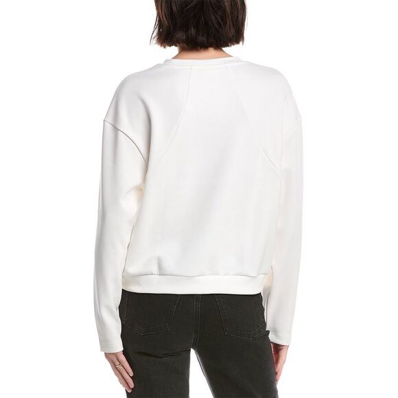 Bogner Womens  Zuna Sweatshirt, White - Picture 2 of 3